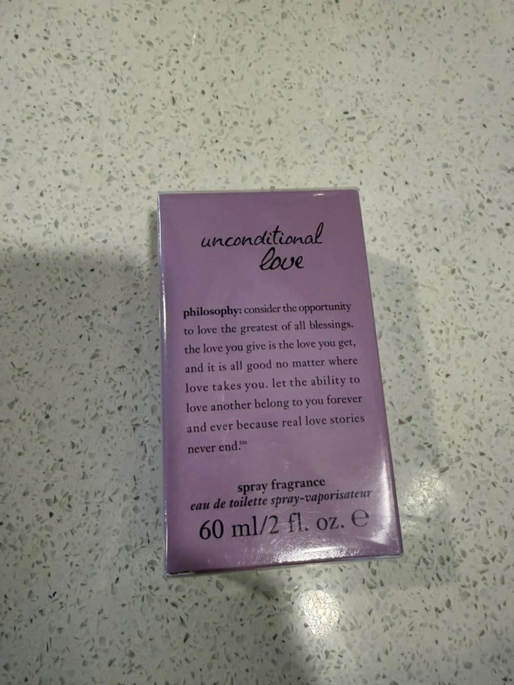 *NIB 2oz*Sealed* Philosophy Unconditional Love